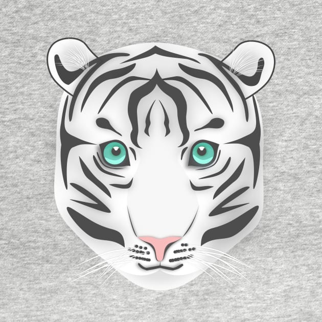 White Bengal Tiger by Anna._.Mation